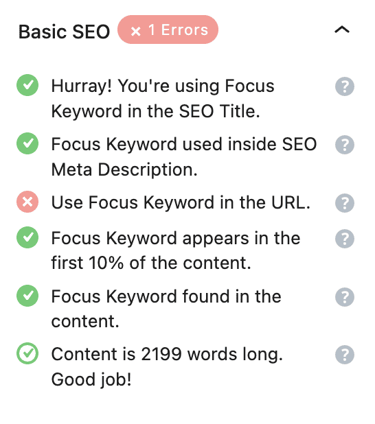 Rankmath SEO